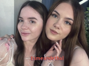 esmeandethal 1 lesbienne chaude